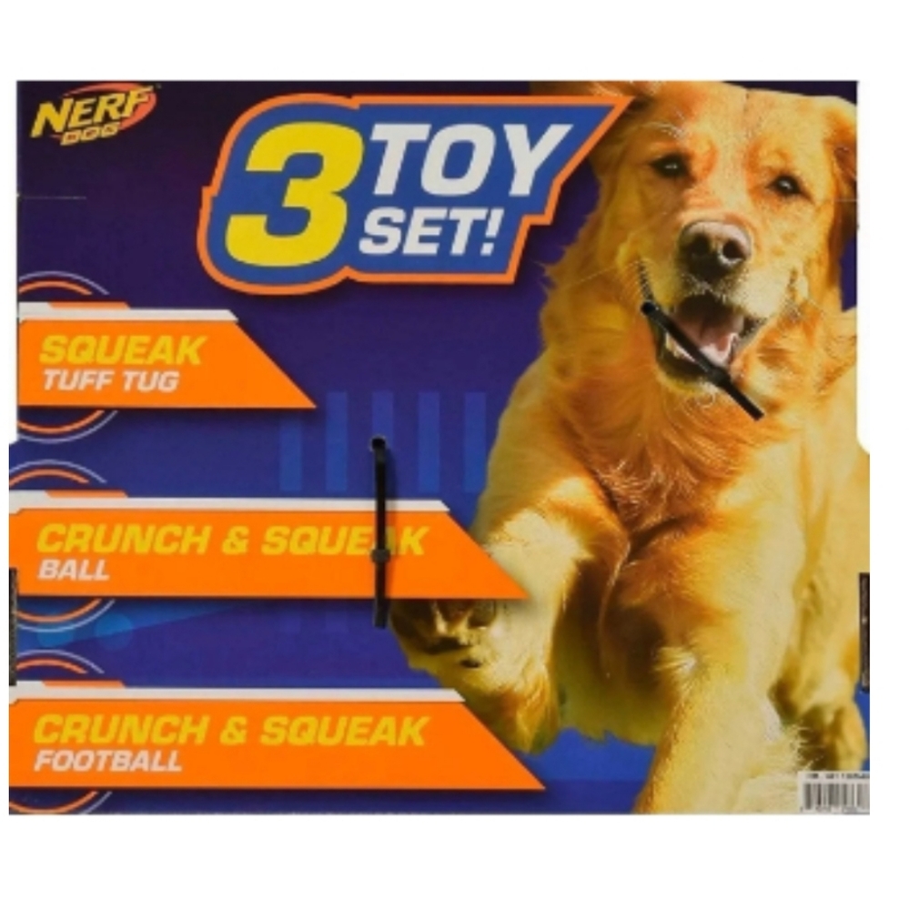Nerf Dog Toys 3 Piece